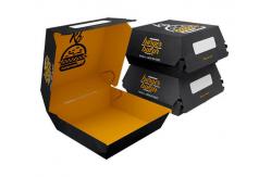 China Biodegradable Cardboard Paper Sushi Burger Boxes Packaging Customized Logo supplier