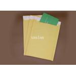 Yellow Matte Shipping Bubble Mailers Plastic Waterproof For Garment for sale