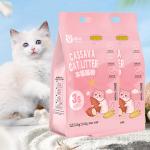  Factory Cassava Cat Litter Odor Control Cat Litter Solid Clumping No Sticky Bottom Efficiently Supplied for sale
