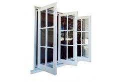 China Modern Design UPVC Casement Windows With Tempered Glass And Chinese Top Hardware supplier