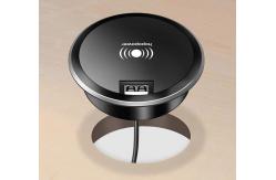 China 10w Fast Charging Black USB Smart Home Wireless Power Charging Socket British Standard supplier