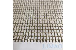 China Champagne Golden 304 Architectural Mesh Facade Exterior Metal Wire Cladding supplier