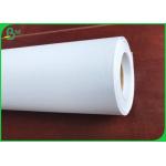 Good Strength 80gsm White Inkjet Plotter Paper Roll For Garment Cutting System