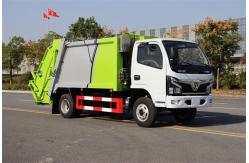 China 5CBM 4x2 Dongfeng Rubbish Compactor Truck Euro 3 With Back Bucket supplier