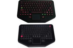 China Water proof movable desktop industrial membrane keyboard with sealed touchpad supplier