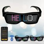 Flashing Messages Animations Programmable LED Glasses Customized for sale