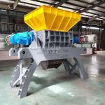 Scrap Aluminum Iron Steel Copper Shredder for Solid Waste Dual Shaft Chipper and Shredder Machine Used Scrap Metal Shredder for sale
