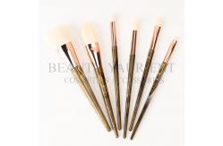China Customized Ferrule High End Makeup Brush 6pieces Assorted Hair Shape supplier