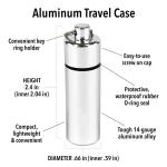Earphone Aluminum Carrying Case Earphones Headset Parts Earplugs Cases for sale