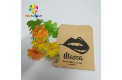 China k Kraft Paper Foil Pouch Packaging Three Side Sealed Flat Reclosable Pouch supplier