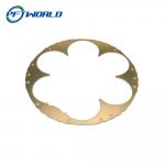 Custom size Sheet Metal Fabrication Parts Laser Cutting Brass Accessories for sale