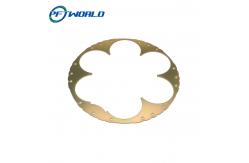 China Custom size Sheet Metal Fabrication Parts Laser Cutting Brass Accessories supplier