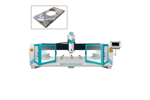 Automatic Digital Stone Engraving CNC Router With NC Studio Control System