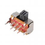 Slide Switch，2P2T Right Angle Sliding Switch,Horizontal  Interruptor On-Off Push Tact Switch, Circuit Toggle Switch, for sale