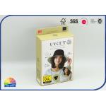 Rectangle 350gsm Coated Paper Folding Box CMYK Print For Retail for sale