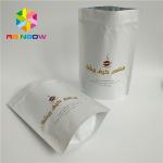 Good Grade Custom Printed Stand Up Pouches Valve Hot Stamping Printing Skill SGS Approval for sale
