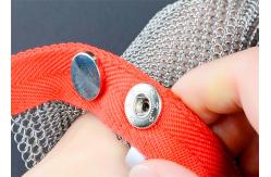 China SS Chain Mail Ring Mesh Cut Resistant Safety Gloves With Extended Length supplier