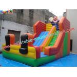 Clown Water-proof Commercial Inflatable Dry Slides For Water Games 7L x 4W x 5.5H Meter for sale