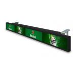 Shelf Edge Stretched Bar Lcd Android 27.6 Advertising Digital Signage 500 Nits for sale