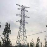 Site Project Transimission Line Steel Tower Four Legged Electrical for sale