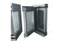 China Typhoon Resistant Sound Insulation Balcony Push Pull Windows Aluminum System Window supplier