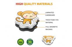 China Customized Design EVA Foam Fridge Magnet Alphabets Numbers Set for Preschool Learning supplier