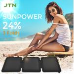 Outdoor Camping MONO Solar Cell 21W Solar Charger with USB Port 24% Efficiency for sale