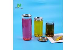 China BPA Free Transparent 200ml Plastic Empty Soda Cans supplier