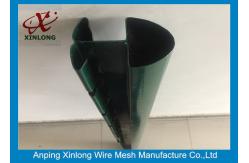 China Dark Green Varoius Guage Fence Post Accessories With CE / ISO Certificate supplier