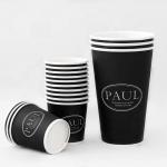Eco Friendly Printed Disposable Cups 20oz 600ml Paper Coffee Cups With Logo for sale
