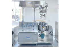 China 50L Vacuum High Shear Emulsifier Mixer PLC Control For Ice Water Cooling supplier