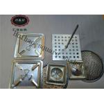 Square Metal Self Locking Washer With Beveled Edges 64x64mm For Insulation Pins