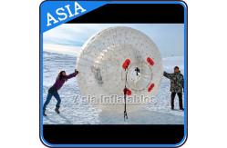 China Clear Inflatable Human Hamster Ball ,  Zorb Ball Used On Snow supplier