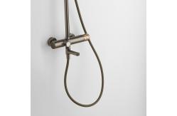 China AMG13S851GG Hand Shower Mixer Set Wall Bath With Slide Bar supplier