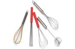 China 10 Heads Kitchen Utensils Whisk Multifunctional Chrome Plated SS Material supplier