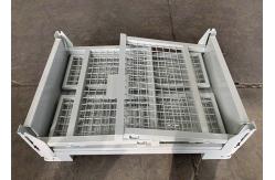 China Galvanized Wire Mesh Stackable Pallet Cages Stillage Heavy Duty 1200x1000 supplier