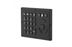 China 22 Keys Ruggedized Keyboard PS2  Silicone Rubber Keyboard With Hula Point supplier