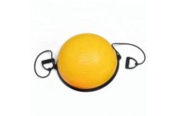 China Thickness 5MM Half Moon Exercise Ball , Fitness Stable Yoga Balance Ball supplier