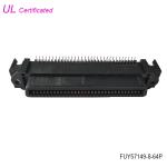 Right Angle PCB 64 Pin Centronics Female Connector 32pairs without Shell for sale