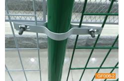 China 5mm Wire Cylinder Post V Mesh Security Fencing For Courtyard supplier