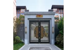 China Patio Yard Folding Security Aluminium Fence Gate Motorised 304SUS supplier