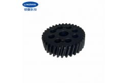 China Multiple Number Teeth Black Spur Gear Used in Laser Chuck Pipe Cutting Machine supplier