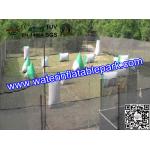 Custom Logo Inflatable Paintball Bunker Waterproof  0.6mm PVC Tarpaulin for sale