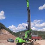 Used 100kN Drilling Piling Rig For Max. 1.5m With 3m Feeding Stroke for sale
