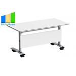 Modern Office Room Simple Design Mobile Folding Training Tables With Metal Frame for sale