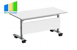China Modern Office Room Simple Design Mobile Folding Training Tables With Metal Frame supplier