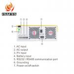6.2kW Hybrid Solar Inverter 48V Pure Sine Wave with MPPT