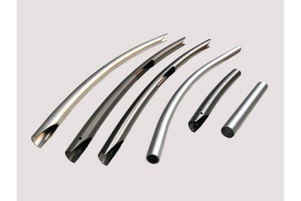 Industrial Bending Round Angle Tube , Cnc Aluminium Extrusion Custom Length