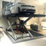 3500kgs Automotive Lift Table 3m Fixed Car Scissor Lift For Garage for sale