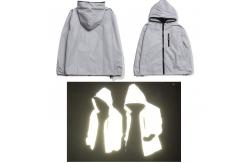 China Safety Custom High Light Polyester Grey Reflective Tape For Clothing supplier
